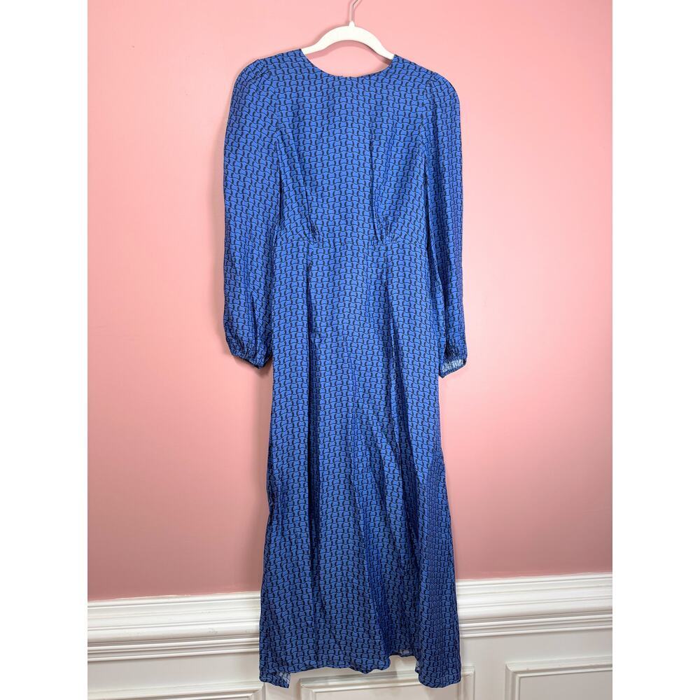 Cefinn Selma Long Sleeve Maxi Dress in Cornflower Blue Size XS/6